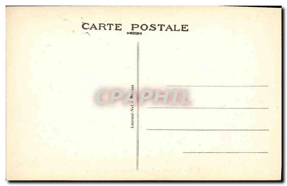 Rennes — Palácio de Justiça — A Biblioteca — n° 4510 - Verso