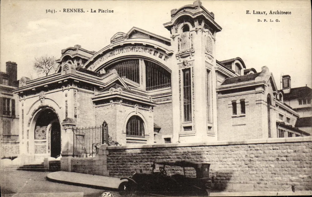 Rennes - A Piscina — Editor Laurent-Nel, n° 3043 - Frente
