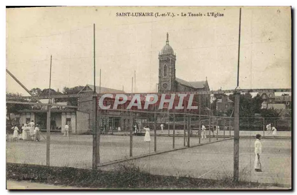 Saint-Lunaire (I.-et-V.) - Tennis - Kirche - Vorderseite