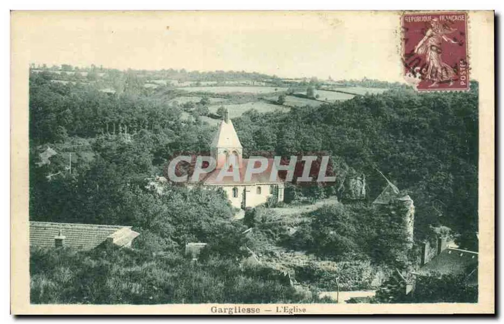 Gargilesse — A Igreja — Editor H. Robert, Editor do Fatsan - Frente
