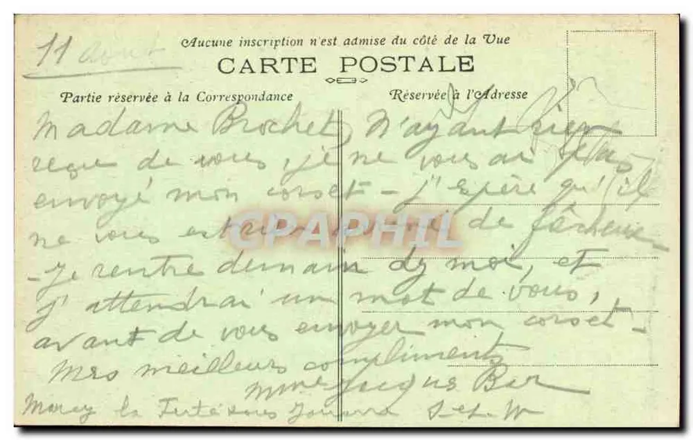 Domagné (I.-et-V.) — A Escola. - Verso