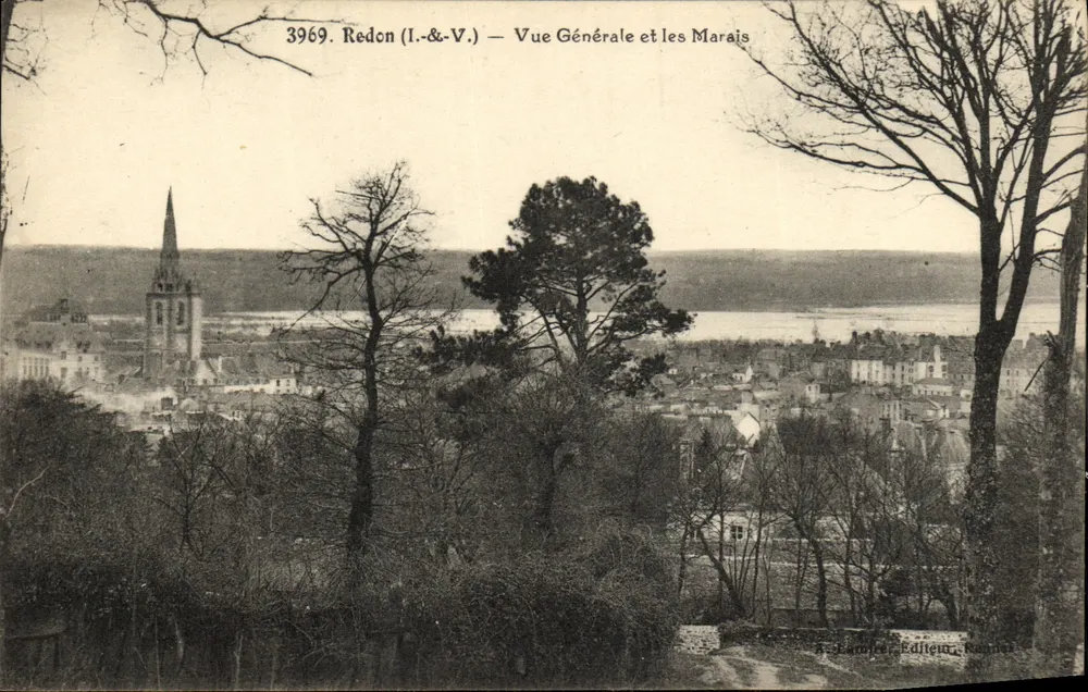 Redon (I.-&-V.) — Algemene uitzicht en de Marais — Uitgever: R. Lamy - Voorkant