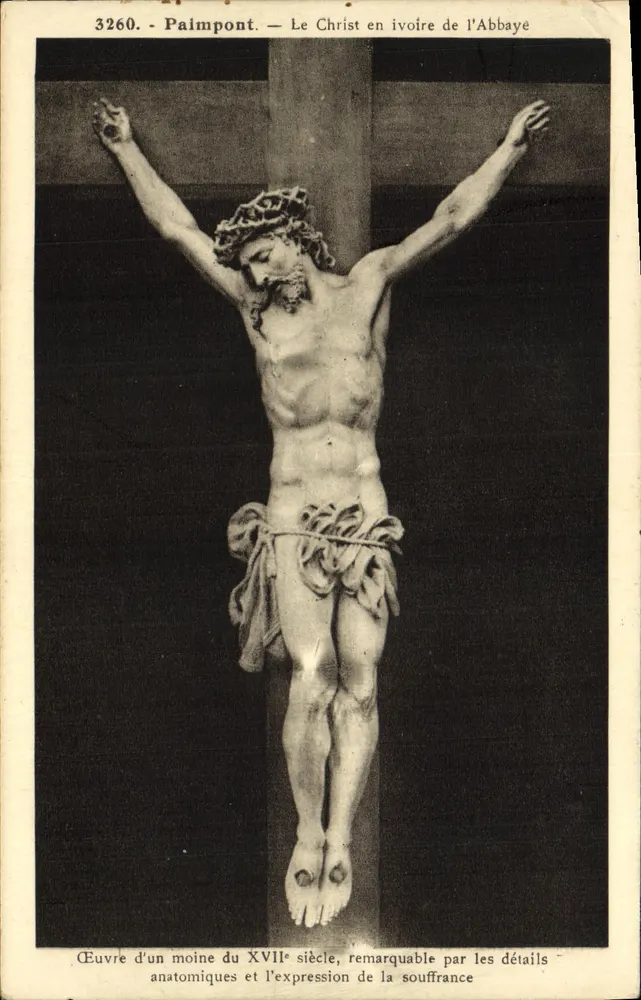 Paimpont — Der Christus aus Elfenbein der Abtei — unbekannter Verlag, n° 3260 - Vorderseite