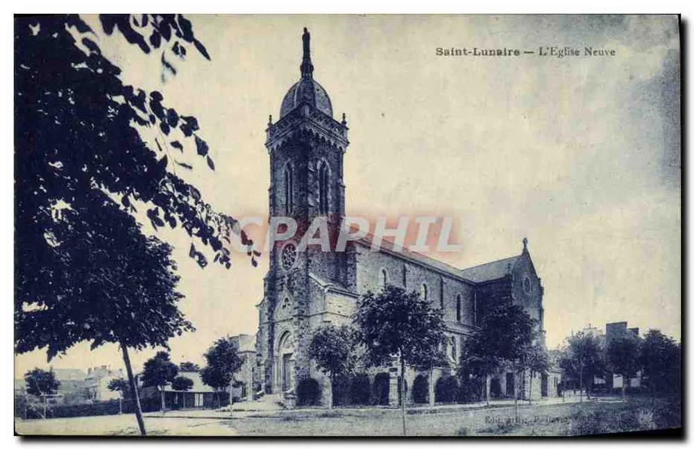 Saint-Lunaire — A Igreja Nova — Imp. P. Foulon, Toulouse - Frente