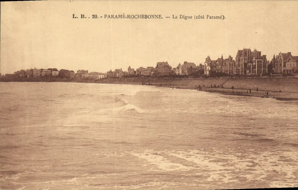 Paramé-Rochebonne — La Digue (lado Paramé) — L.B. 20 - Frente