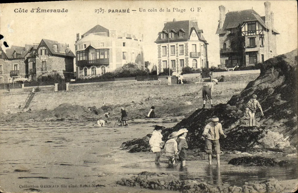 Paramé — Un coin de la Plage — G.F. — Côte d'Émeraude - Vorderseite
