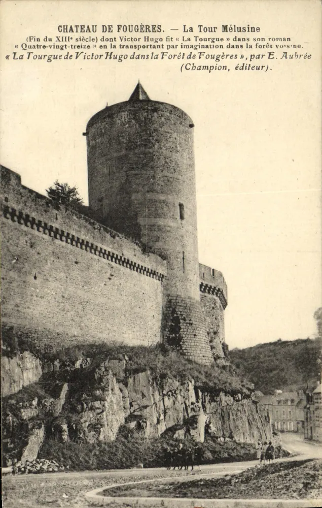 Schloss Fougères — Die Mélusineturm — Verlag Champion - Vorderseite