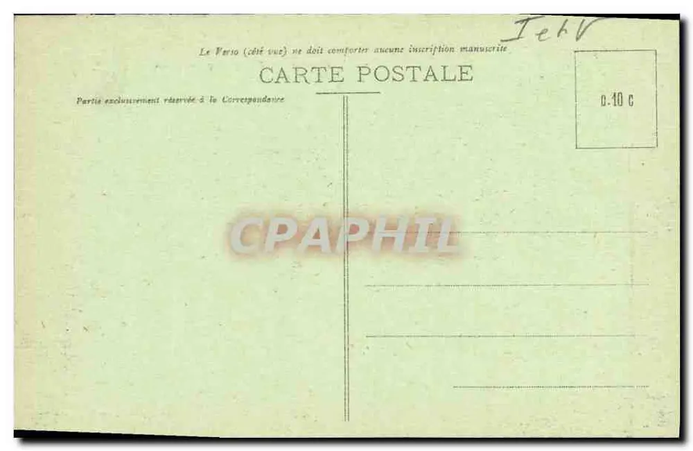 Côte d'Émeraude - Paramé — Die Digue zerstört durch einen Sturm — Edition Guérin, St-Yalo (1.-et-V.) - Rückseite