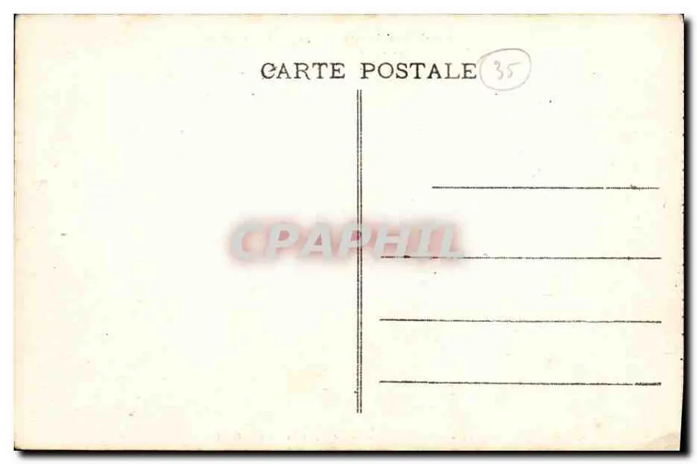 Paramé — A Ponta da Varde — Edição Gudria, St-Malo, n°5209 - Verso