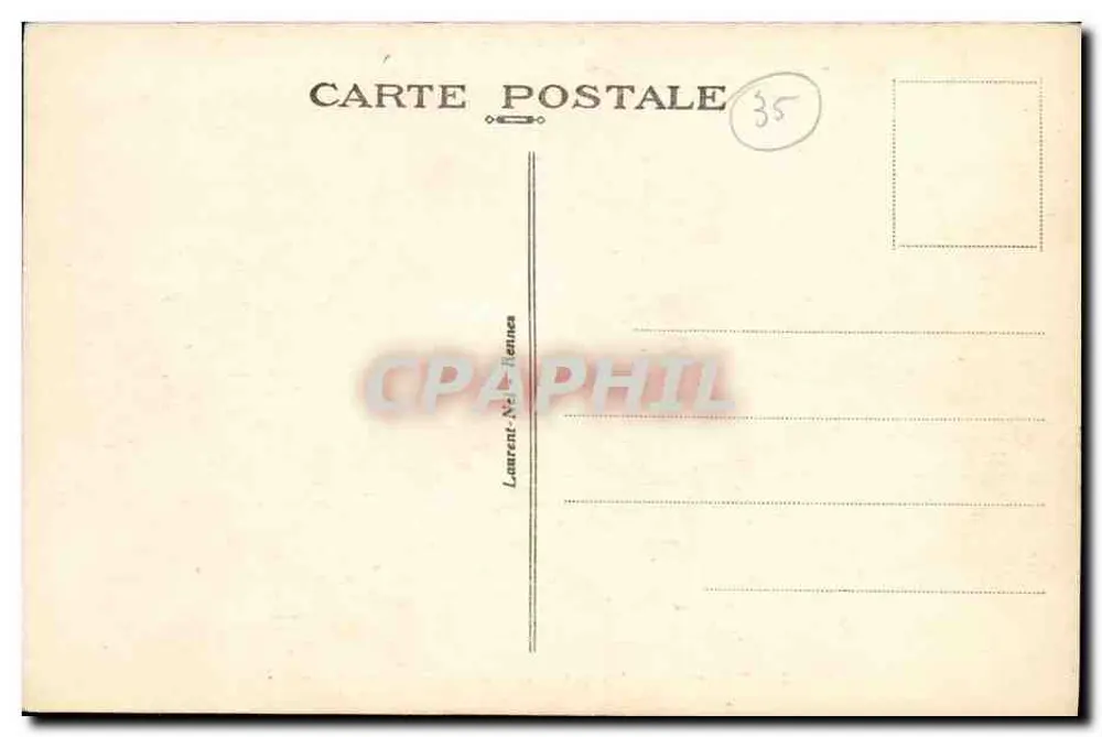 Côte d'Émeraude — Effetto delle onde alla punta di Rochebonne — Laurent-Né Raoune, n. 132 - Verso