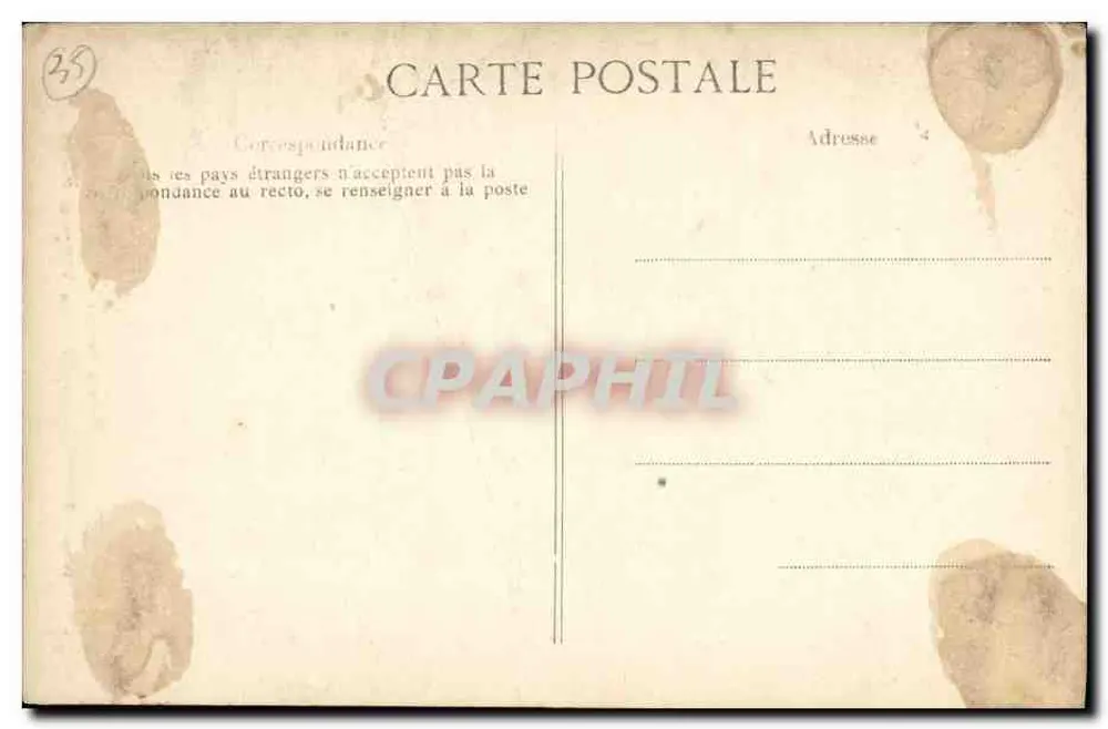 Saint-Servan — A Virgem de Bizeux — Torre Solidor - Verso