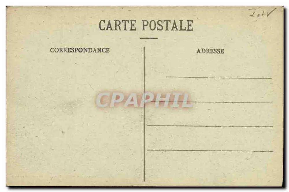 St-Servan - L'Hôpital du "Rosais" - Les Jardins - G. F. - Verso