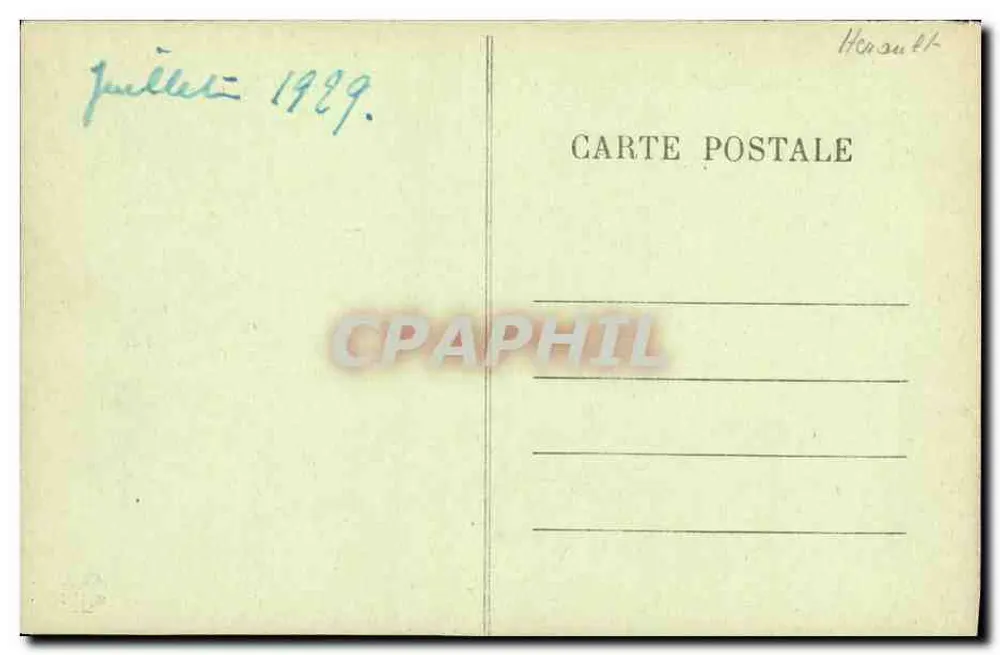 LAMALOU-les-BAINS — Vista geral — editor desconhecido, n° 619 - Verso