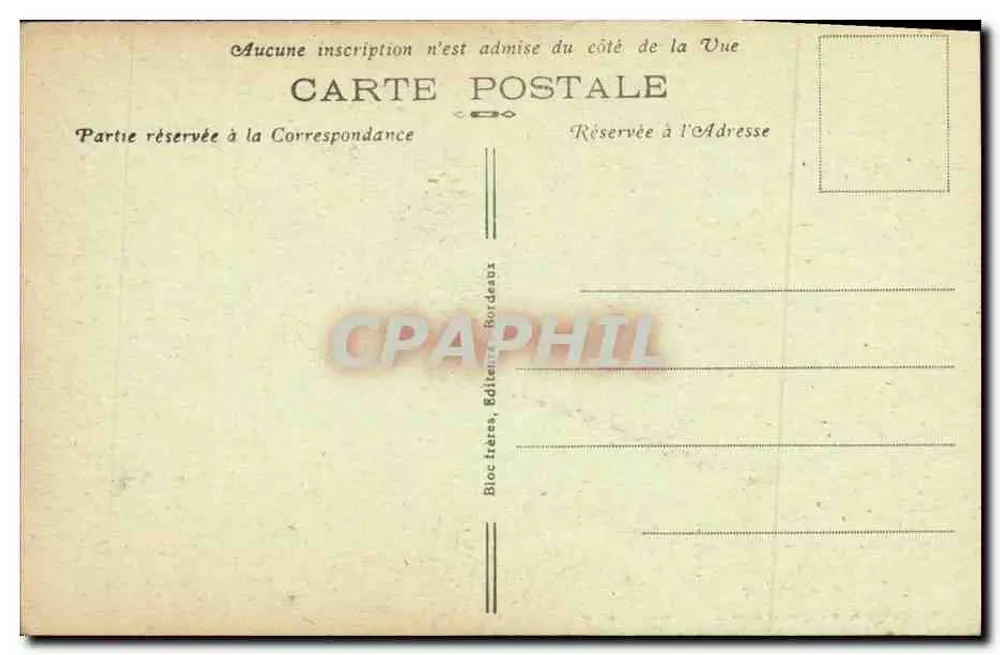 Saint-Émilion — Alter Sporn der Porte Bouqueyre (13. Jahrhundert) — B. R. - Rückseite