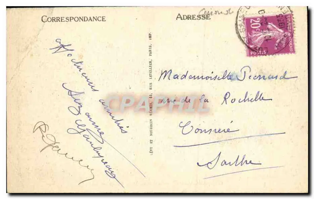 Arcachon — Jardins da Praia — LL. — n° 177 - Verso