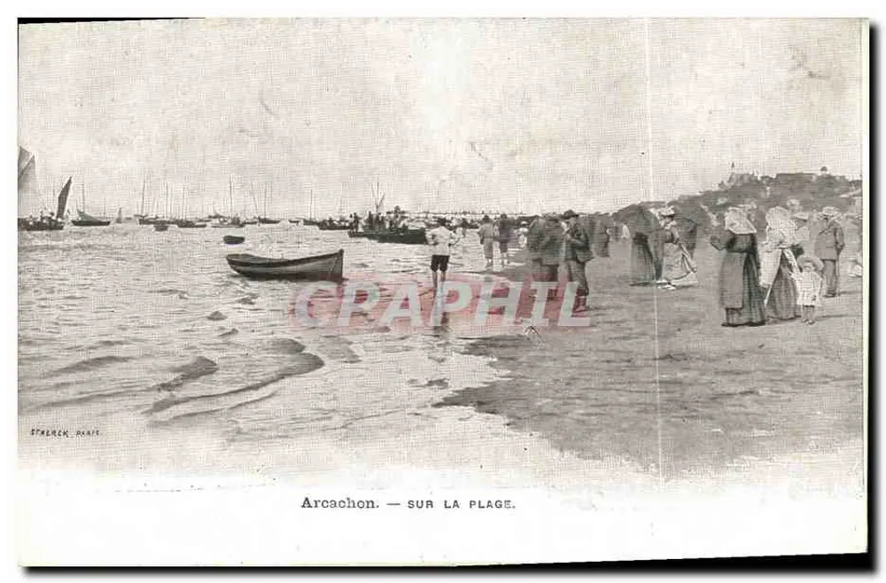 अर्काचॉन — समुद्र तट पर — स्ट्रेंच, पेरिस - आगे