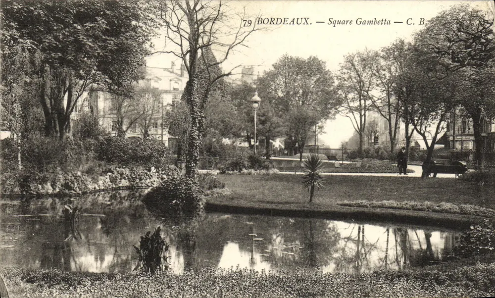 Bordeaux — Praça Gambetta — C. B. - Frente