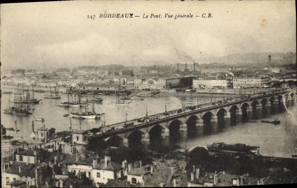 Bordeaux — O Ponte. Vista geral — C.B. - Frente
