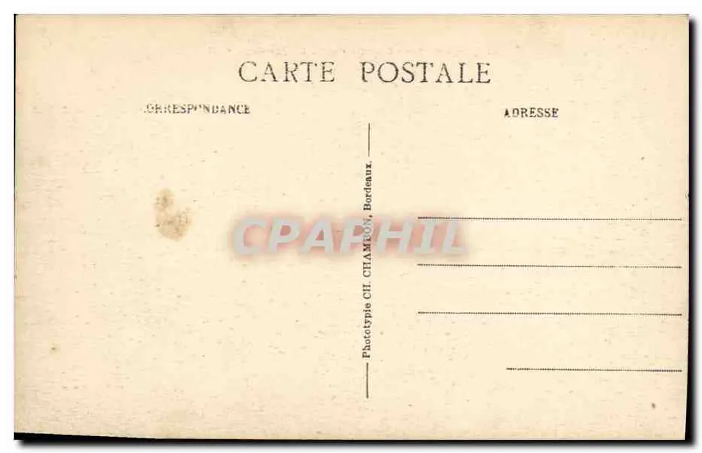 Bordeaux — O Ponte. Vista geral — C.B. - Verso