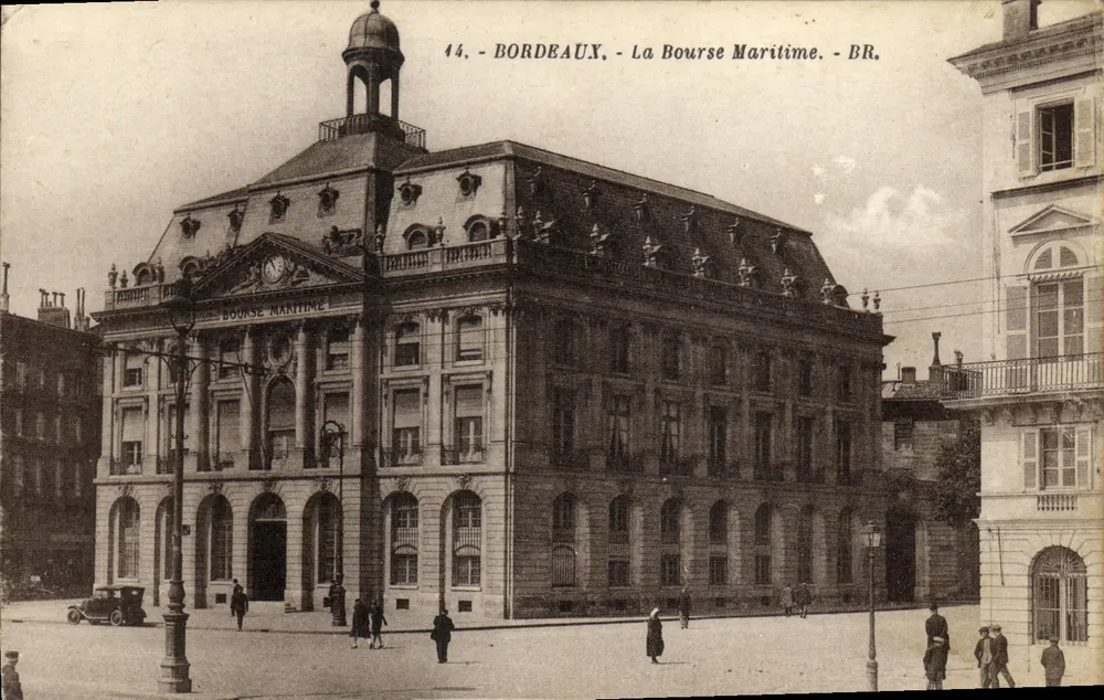 Bordeaux - A Bolsa Marítima - BR. - Frente