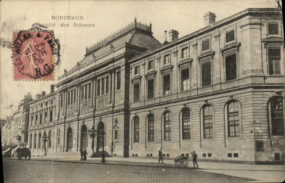 Bordeaux — Faculté des Sciences — éditeur imprimeur non visible - Awers