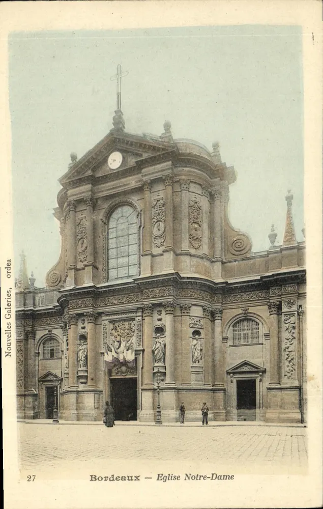 Bordeaux — Igreja de Nossa Senhora — Nouvelles Galeries, n°27 - Frente