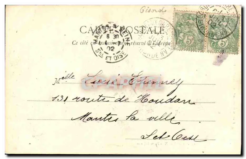 Bordeaux — Porta Dijeaux — Editor: La Déclicane, n°54 - Verso