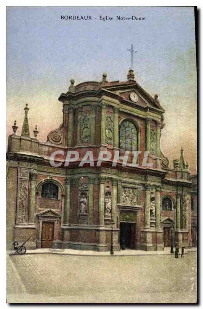 Bordeaux - Igreja de Nossa Senhora — Cartes Meta Marseille - Frente