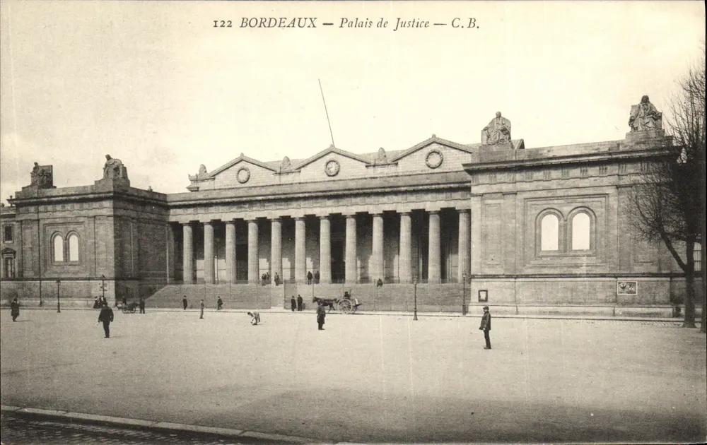 Bordeaux — Palácio de Justiça — C.B. - Frente