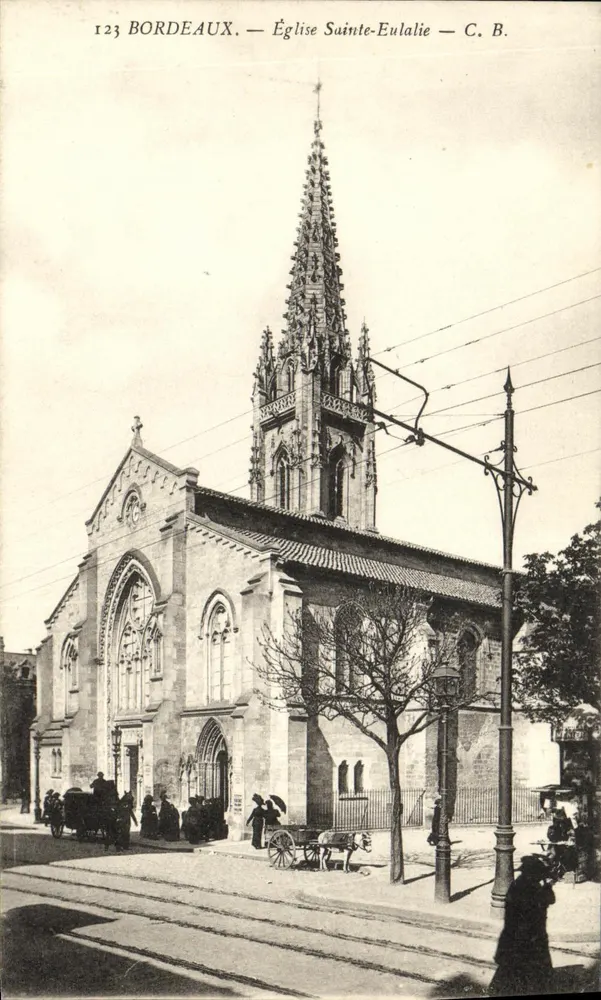 Bordeaux — Igreja de Santa Eulália — C. B. - Frente