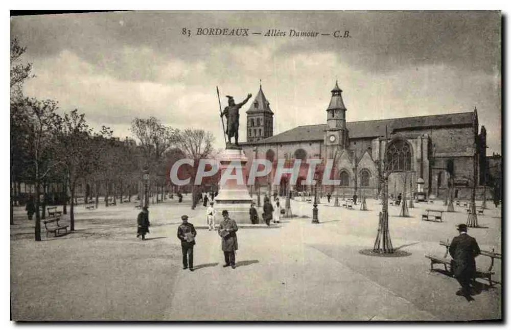 Bordeaux — Allées Damour — C.B. - Frente