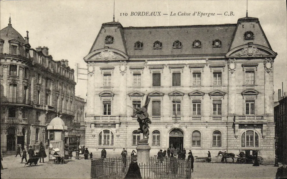Bordeaux — A Caixa de Economia — C.B. - Frente