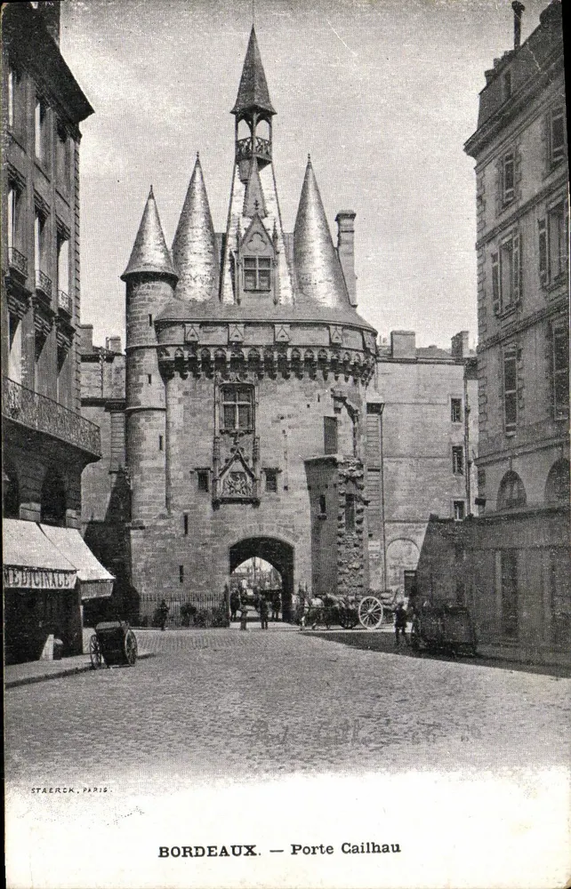 Bordeaux — Porta Caillhau — Staerck, Paris - Frente
