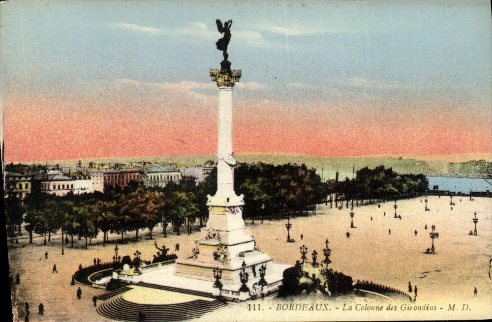 Bordeaux - Die Säule der Girondinen - M.D. - n°111 - Vorderseite