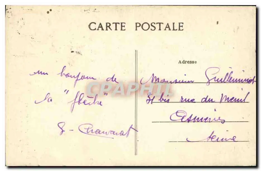 A Torre de Saint-Michel — Bordeaux — Gonihier, Bx - Verso