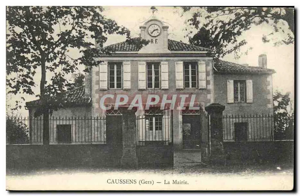 Causseens (Gers) — A Prefeitura — S. Bialé, editor - Frente