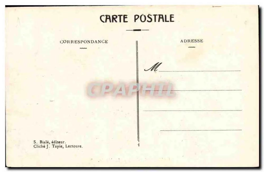 Causseens (Gers) — A Prefeitura — S. Bialé, editor - Verso