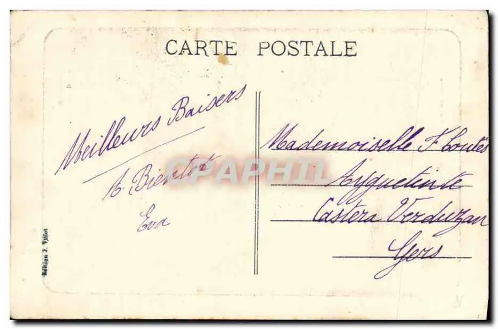 Auch — Escada Monumental de 383 degraus — Editor 7. Villo - Verso