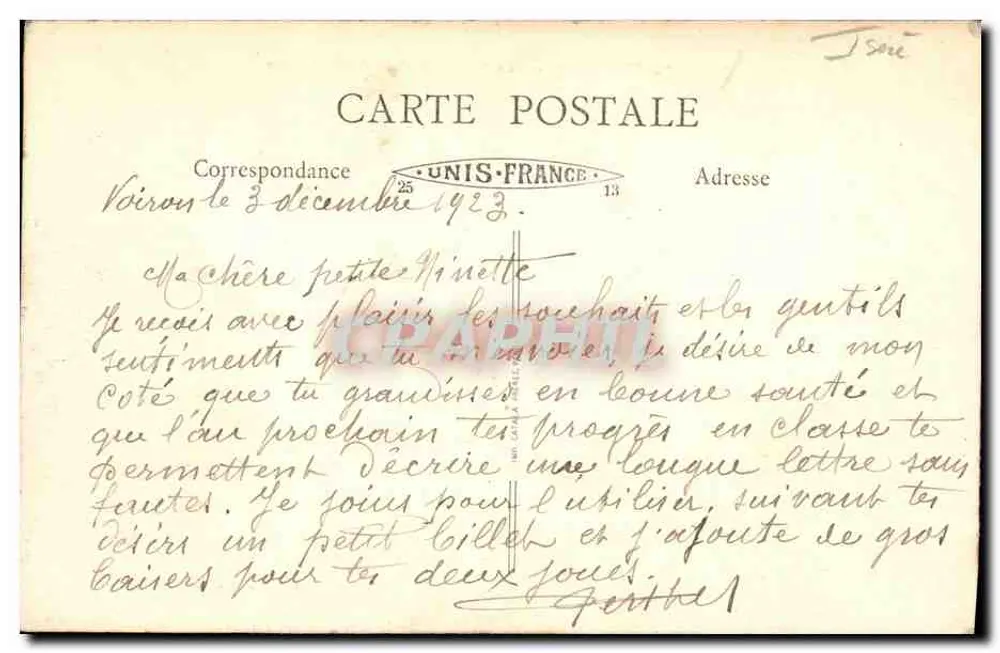 Voiron (Isère) — Allgemeiner Blick und der Grande Sure — Edition Savret, Nr. 203 - Rückseite