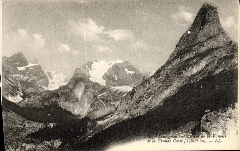 Der Col de la Vanoise und die Grande Casse (3.801 m) — Pralognan — LL - Vorderseite