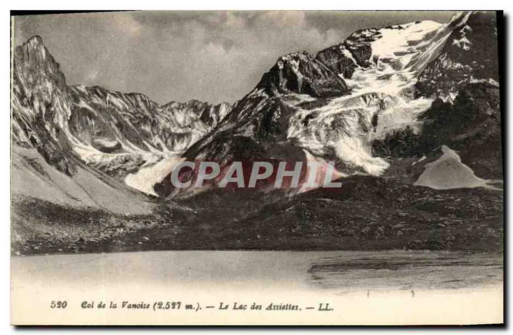 Col de la Vanoise (2.527 m.) — See der Assiettes — LL. — Nr. 520 - Vorderseite