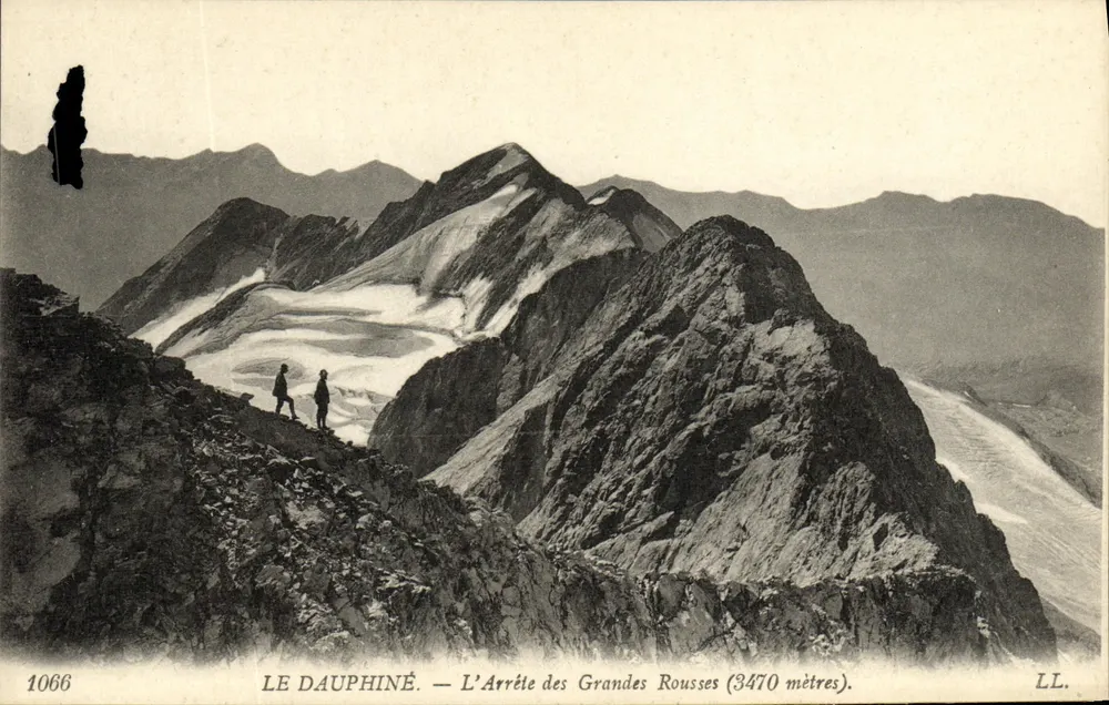 Das Dauphiné — Die Kuppe der Grandes Rousses (3470 Meter) — LL. n° 1066 - Vorderseite