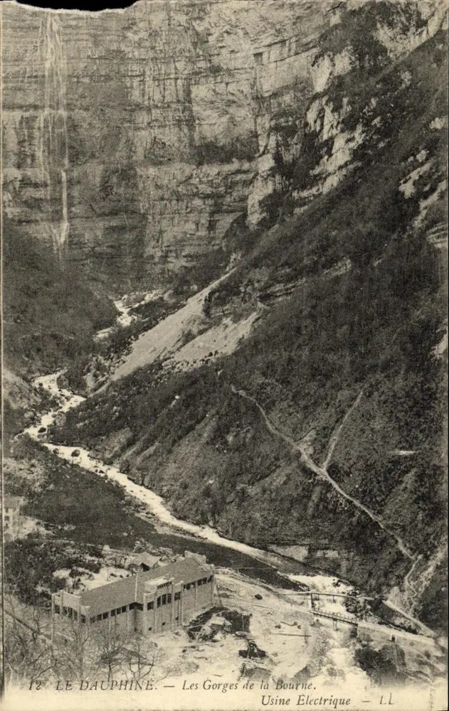 Les Gorges de la Bourne — Usine Électrique — LE DAUPHINE - Recto