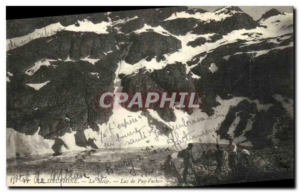 Das Dauphiné — La Meije — See von Puy-Facher — Hotel de Milan - Vorderseite