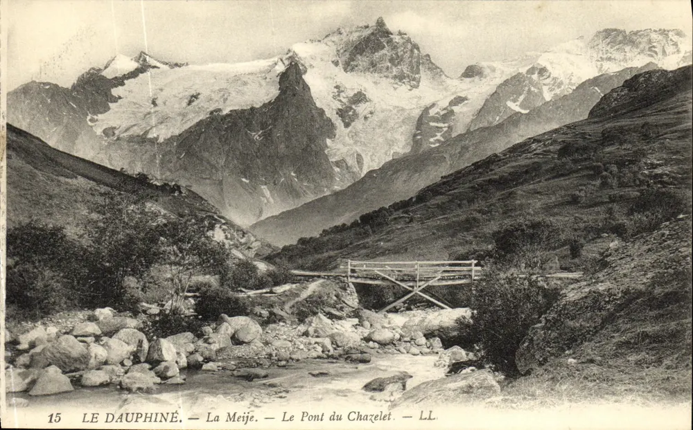 Das Dauphiné — Die Meije — Die Brücke von Chazelet — LL — n°15 - Vorderseite