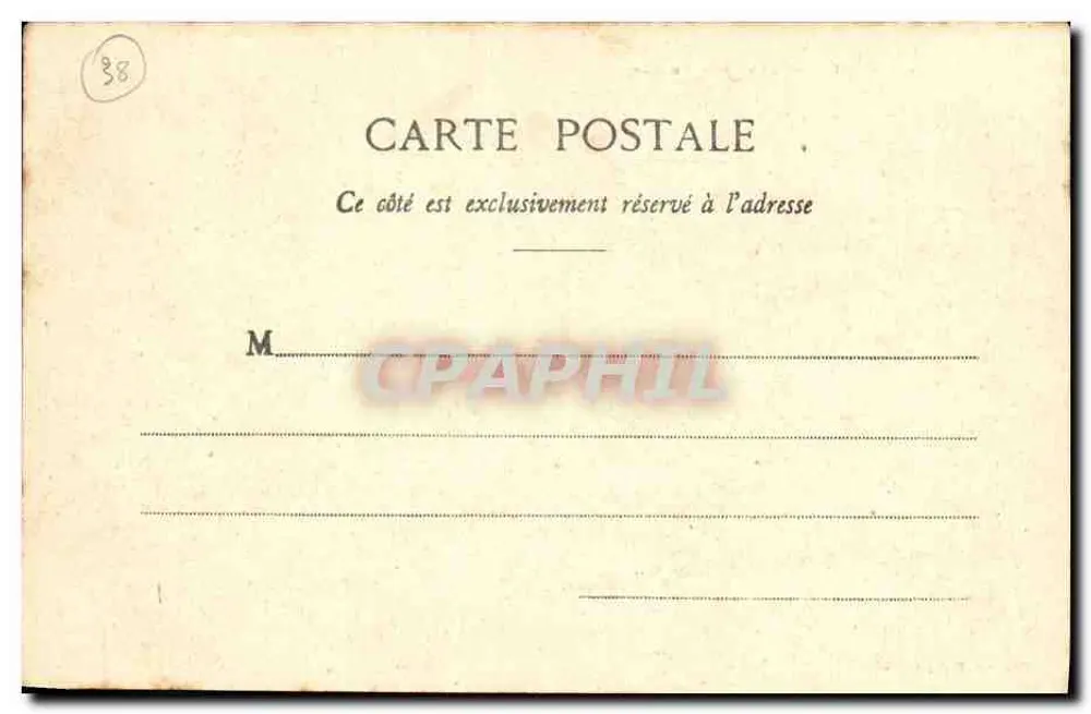 Pont-en-Royans - O Lago — Coleção P. P., Valence, n°64 - Verso