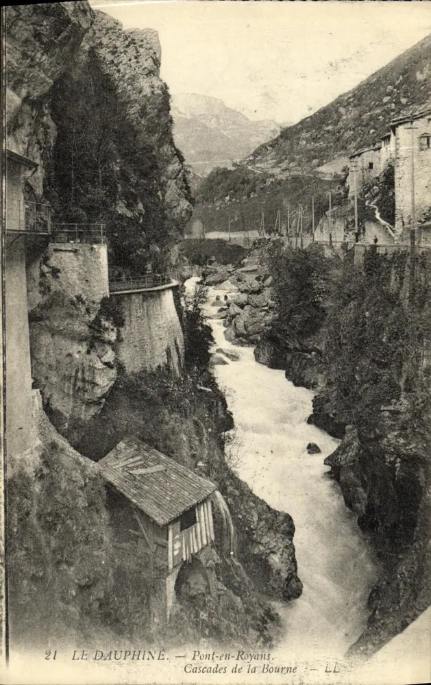 Cascades de la Bourne — Pont-en-Royans — LE DAUPHINÉ — LL - Vorderseite