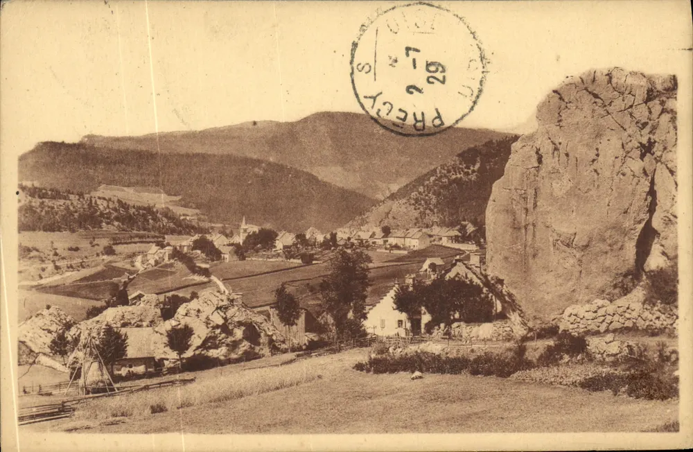 Précy — Ansicht vom Dorf der Steine — Verlag Villard-de-Lans - Vorderseite
