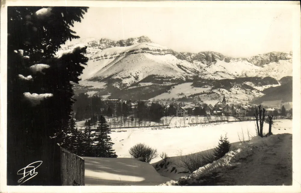 Villard-de-Lans — Vista Geral Le Cornafion — Edições Photo-Sports Grenoble-Vienne - Frente