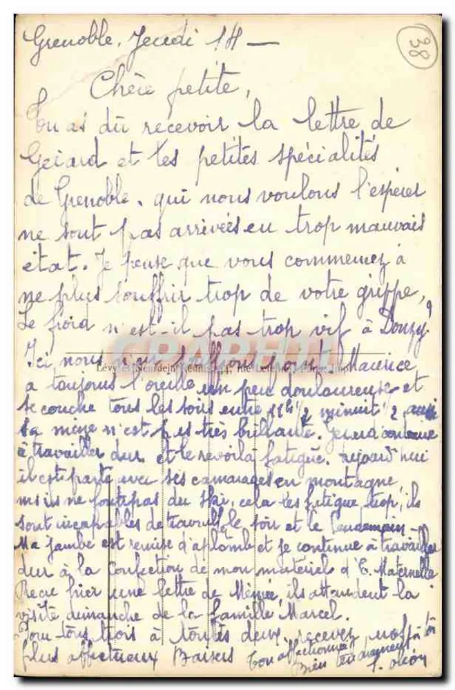 Villard-de-Lans-en-River — Vista Geral — n° 2045 - Verso